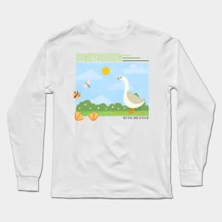 Sightseeing With Mr. Duck Long Sleeve T-Shirt